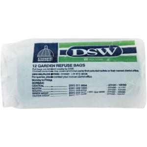 Buy Dsw Blue Garden Refuse Bags 12s
