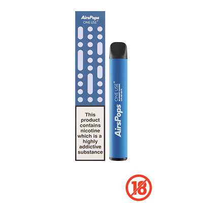 Buy AirsPops 3.6% Nic Salts Blueberry Disposable Vape