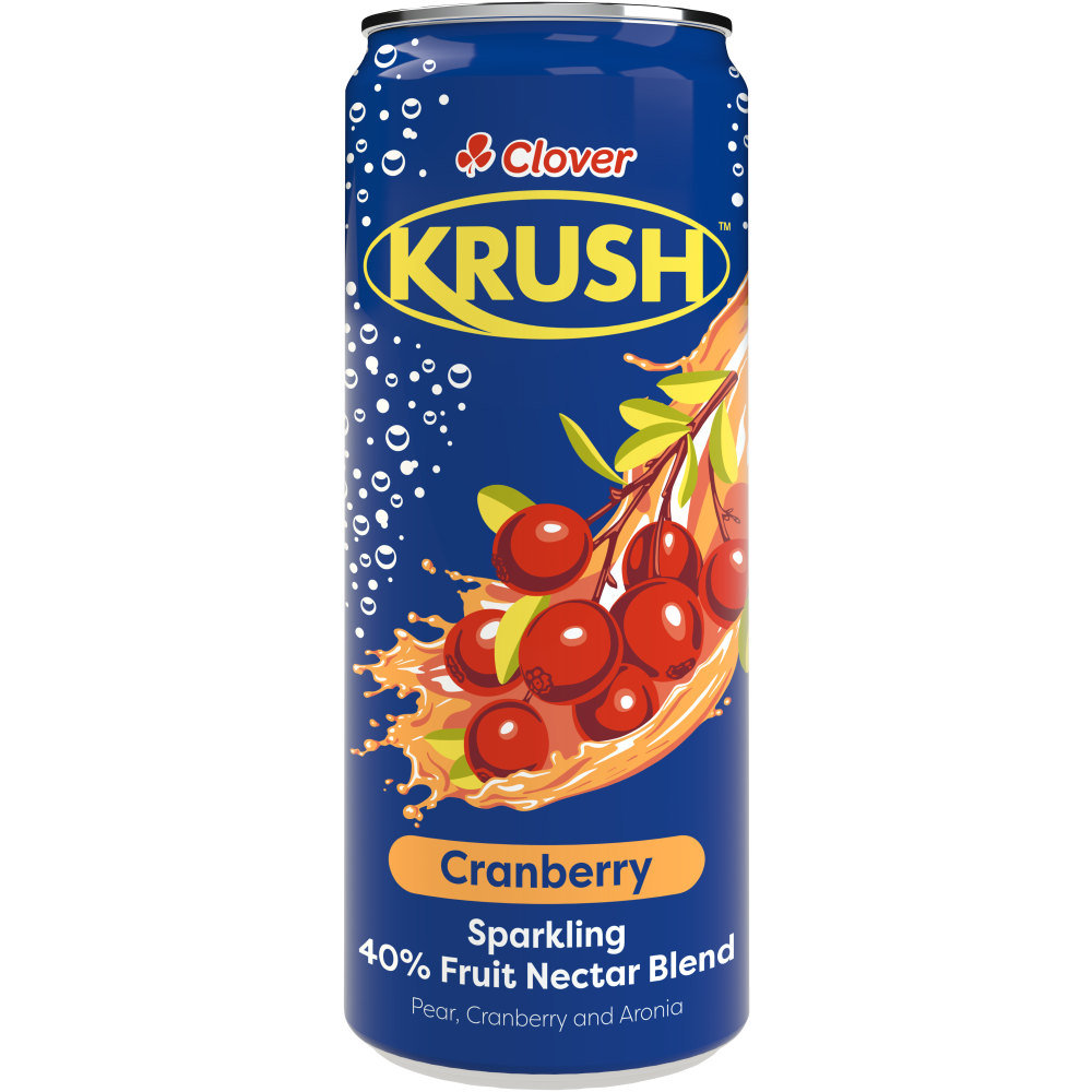 Buy Krush Sparkling Cranberry Juice Can 300ml