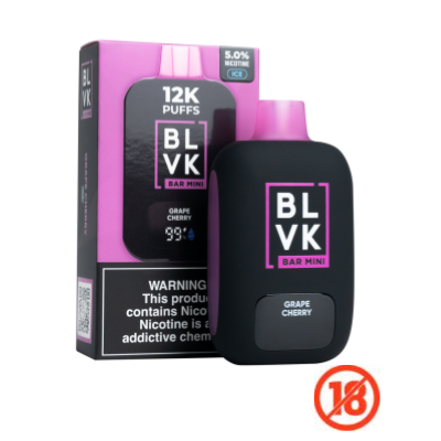 Buy BLVK Mini Bar Grape CHerry 5% Disposable Vape