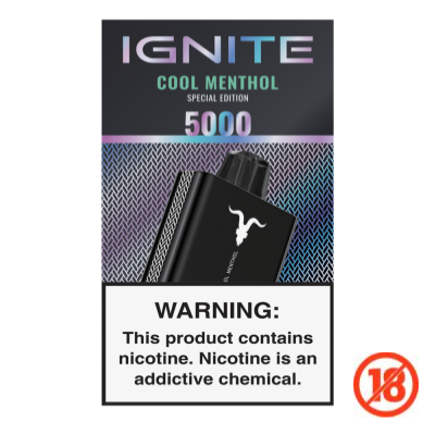 Buy Ignite Disposable Cool Menthol 5000 Puffs 5%