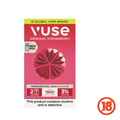 Buy Vuse EPod Original Strawberry Nicotine Pods 3%